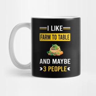 3 People Farm To Table Mug